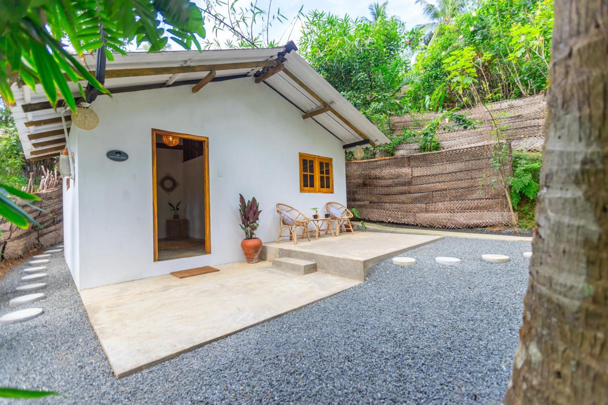 Coconut Cabin - Hiriketiya Beach Villa ดิคเวลลา ภายนอก รูปภาพ